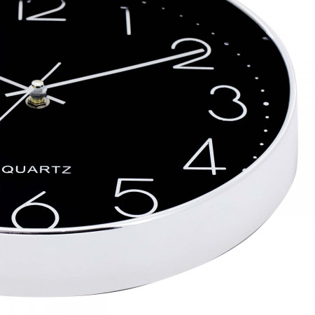 Reloj de Pared Moderno en Relieve con Esfera Negra Ø30 cm O91 Relojes de Pared 4 Reloj de Pared Moderno en Relieve con Esfera Negra Ø30 cm O91 Relojes de Pared 4
