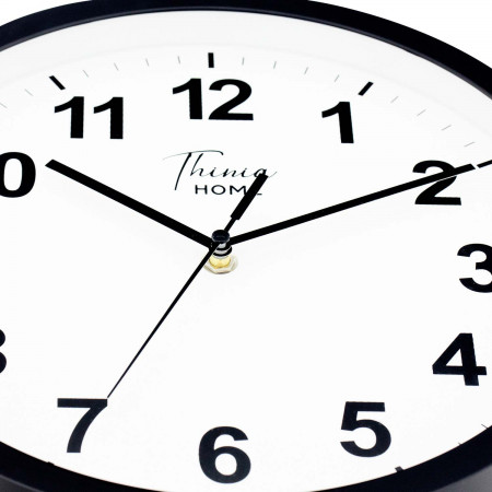 Reloj de Pared Clásico Negro con Esfera Blanca Ø30.5 cm O91 Relojes de Pared 3 Reloj de Pared Clásico Negro con Esfera Blanca Ø30.5 cm O91 Relojes de Pared 3