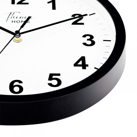Reloj de Pared Clásico Negro con Esfera Blanca Ø30.5 cm O91 Relojes de Pared 4 Reloj de Pared Clásico Negro con Esfera Blanca Ø30.5 cm O91 Relojes de Pared 4