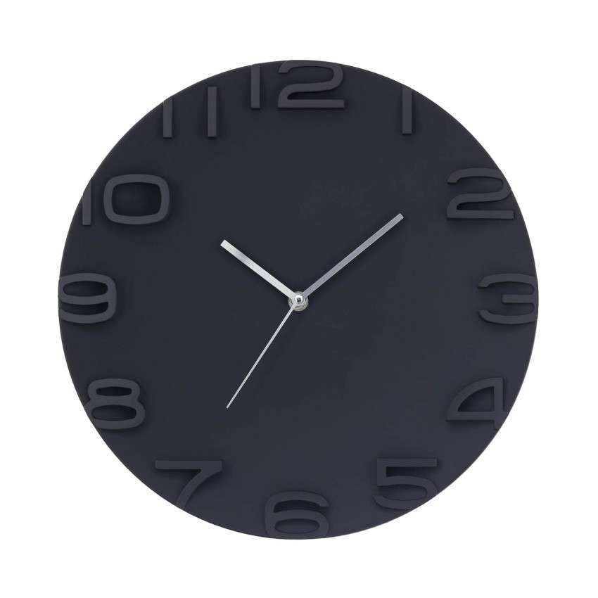 Reloj de Pared Moderno 3D Negro Ø34.5cm O91 Relojes de Pared 1 Reloj de Pared Moderno 3D Negro Ø34.5cm O91 Relojes de Pared 1