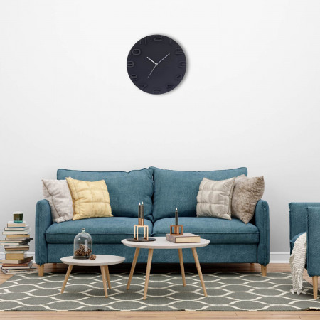 Reloj de Pared Moderno 3D Negro Ø34.5cm O91 Relojes de Pared 4 Reloj de Pared Moderno 3D Negro Ø34.5cm O91 Relojes de Pared 4