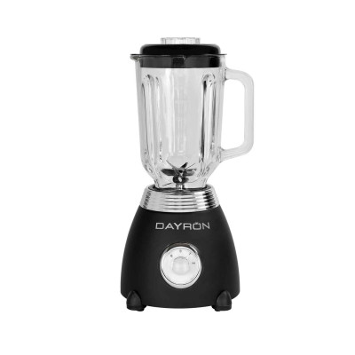Batidora de Vaso Retro 500W Negro/Plata Dayron Electrodomésticos 1