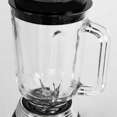 Batidora de Vaso Retro 500W Negro/Plata Dayron Electrodomésticos 3