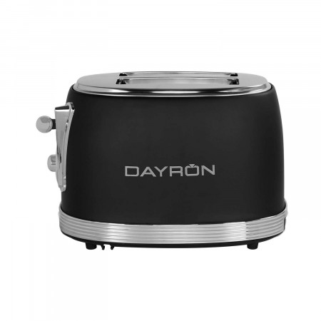 Tostadora Retro 850W Negro/Plata Dayron Electrodomésticos 2