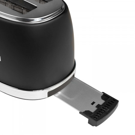 Tostadora Retro 850W Negro/Plata Dayron Electrodomésticos 5