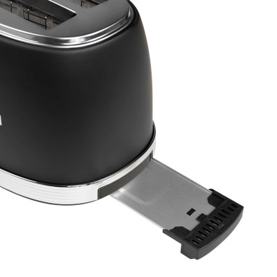 Tostadora Retro 850W Negro/Plata Dayron Electrodomésticos 5