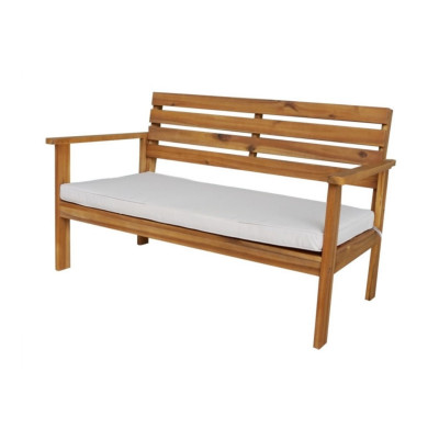 Conjunto de Jardín Mesa Rectangular y 3 Sillas con Cojines Marlon Madera de Acacia 7house Conjuntos de Sofás y Mesas Bajas 3