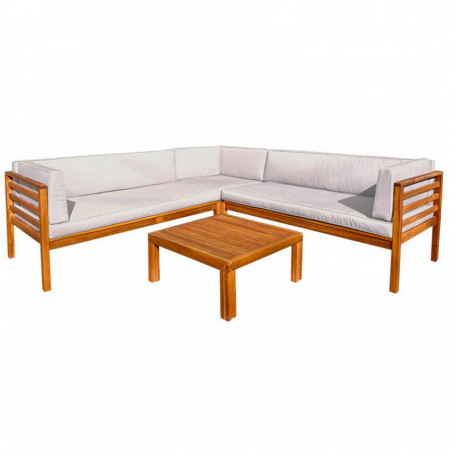 Conjunto de Jardín Mesa Cuadrada y 3 Sofás con Rinconera Altair 7house Conjuntos de Sofás y Mesas Bajas 1