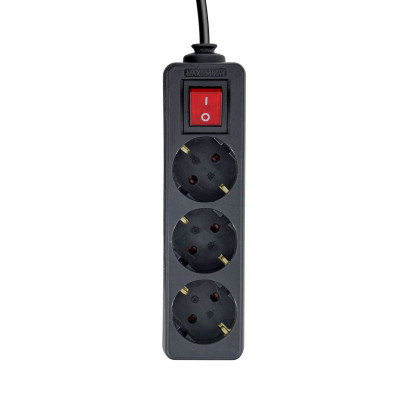 Regleta 3 Enchufes Schuko 1,5m con Interruptor 7hSevenOn Bases Múltiples 1