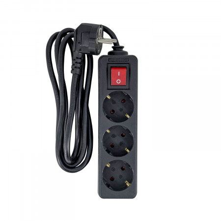 Regleta 3 Enchufes Schuko 1,5m con Interruptor 7hSevenOn Bases Múltiples 4 Regleta 3 Enchufes Schuko 1,5m con Interruptor 7hSevenOn Bases Múltiples 4