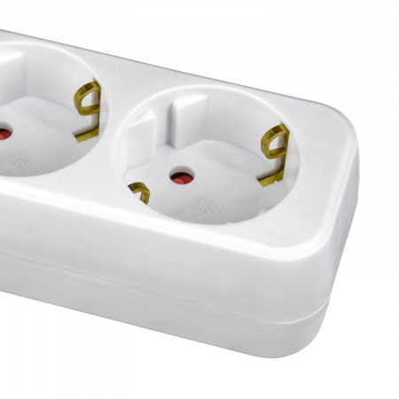 Regleta 3 Enchufes Schuko 3m Blanco con Interruptor 7hSevenOn Bases Múltiples 3 Regleta 3 Enchufes Schuko 3m Blanco con Interruptor 7hSevenOn Bases Múltiples 3