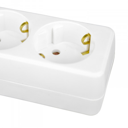 Regleta 3 Enchufes Schuko 5m Blanco con Interruptor 7hSevenOn Bases Múltiples 3 Regleta 3 Enchufes Schuko 5m Blanco con Interruptor 7hSevenOn Bases Múltiples 3