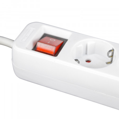 Regleta 5 Enchufes Schuko 1,5m Blanco con Interruptor 7hSevenOn Bases Múltiples 2 Regleta 5 Enchufes Schuko 1,5m Blanco con Interruptor 7hSevenOn Bases Múltiples 2