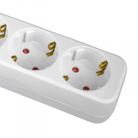 Regleta 6 Enchufes Schuko 3m Blanco con Interruptor 7hSevenOn Bases Múltiples 3 Regleta 6 Enchufes Schuko 3m Blanco con Interruptor 7hSevenOn Bases Múltiples 3