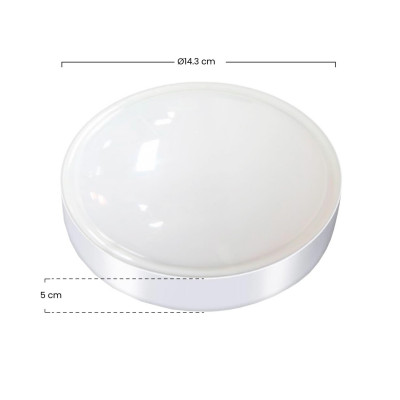 Luz de Noche Quitamiedos LED Circular con Interruptor 7hSevenOn Elec Luz de Noche 2