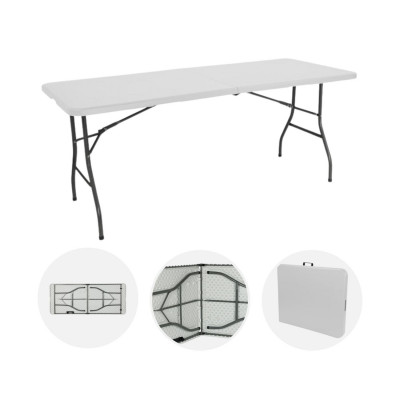 Mesa Plegable 180cm Blanca + Funda Catering 7house Mesas Plegables 2