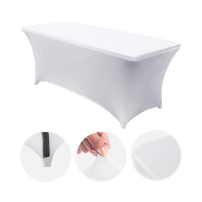 Mesa Plegable 180cm Blanca + Funda Catering 7house Mesas Plegables 3