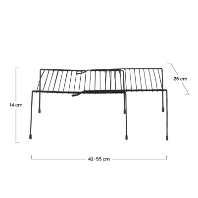 Estante Organizador de Cocina Extensible 26x55x14cm 7house Accesorios de Cocina 4