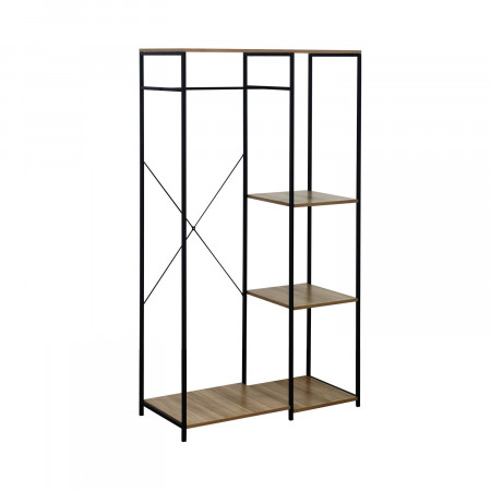 Perchero Metálico y de Madera Oilu 167x90x40,4cm 7house Percheros y Zapateros 1