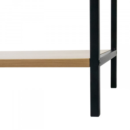 Estantería Metálica con 4 Baldas de Madera Orer 148x60x32,5cm 7house Estanterías 4 Estantería Metálica con 4 Baldas de Madera Orer 148x60x32,5cm 7house Estanterías 4