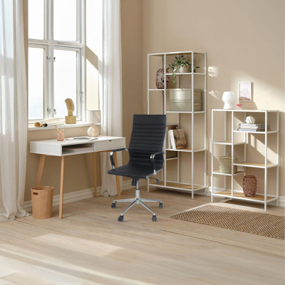 Silla de Escritorio con Ruedas Elegance 116x89x60cm O91 Sillas Con Ruedas para Escritorio 6