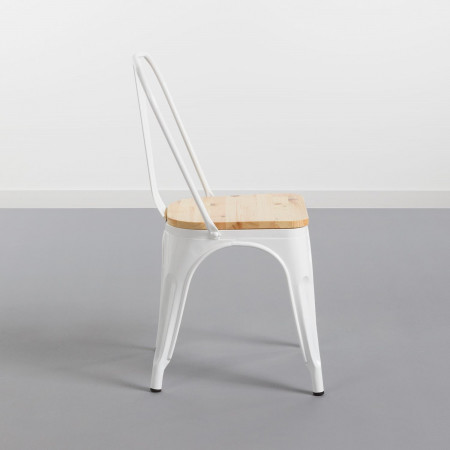 Silla Industrial Strong con Asiento de Madera 45x54x85cm Thinia Home Sillas de Comedor 3 Silla Industrial Strong con Asiento de Madera 45x54x85cm Thinia Home Sillas de Comedor 3