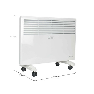 Convector de Pared 1500W Blanco Raydan Home Convectores 6