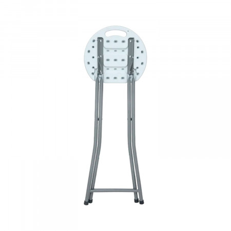 Pack 2 Taburetes Plegables Alto Blanco 30x76cm 7house Taburetes 2