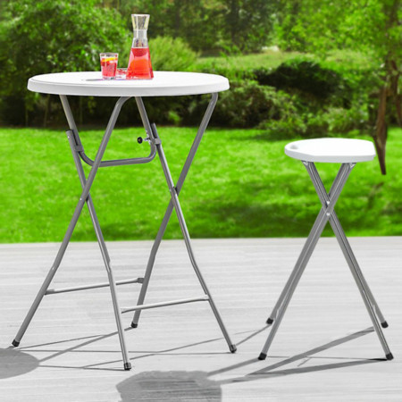 Pack 2 Taburetes Plegables Alto Blanco 30x76cm 7house Taburetes 7 Pack 2 Taburetes Plegables Alto Blanco 30x76cm 7house Taburetes 7