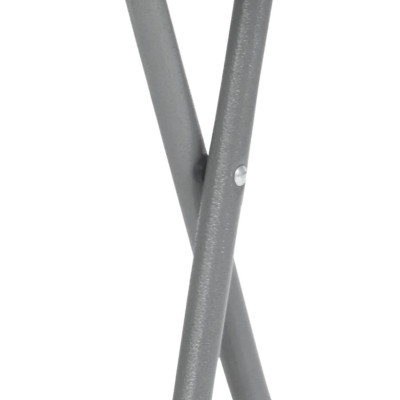 Pack 2 Taburetes Plegables de Resina y Acero 31x45cm Blancos 7house Taburetes 4