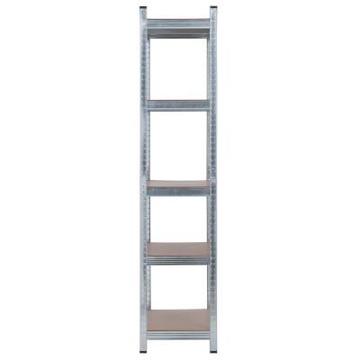 Estantería Modular con 5 Baldas Ajustables 180x90x40cm 875Kg Thinia Home Estanterías 2