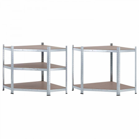 Estantería Esquinera Modular 5 Baldas Ajustables 180x80x40x56cm 875Kg Thinia Home Estanterías 3 Estantería Esquinera Modular 5 Baldas Ajustables 180x80x40x56cm 875Kg Thinia Home Estanterías 3