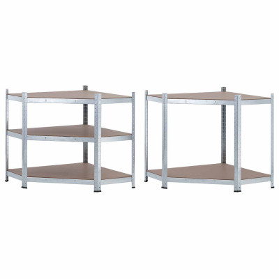 Estantería Esquinera Modular 5 Baldas Ajustables 180x80x40x56cm 875Kg Thinia Home Estanterías 3