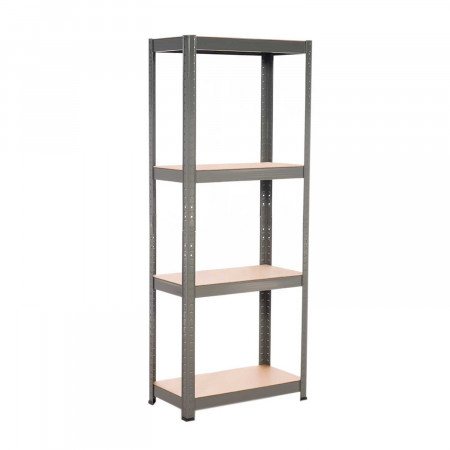 Estantería Metálica con 4 Baldas Ajustables 148x60x30cm 240Kg Thinia Home Estanterías 16