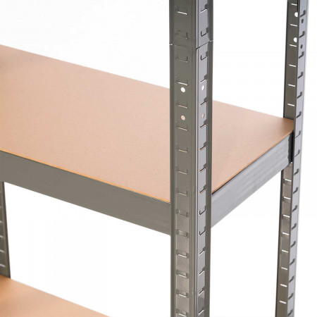 Estantería Metálica con 4 Baldas Ajustables 148x60x30cm 240Kg Thinia Home Estanterías 17 Estantería Metálica con 4 Baldas Ajustables 148x60x30cm 240Kg Thinia Home Estanterías 17
