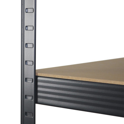 Pack 2 Estanterías Modulares con 5 Baldas Ajustables 180x120x60cm 1250Kg Thinia Home Estanterías 18