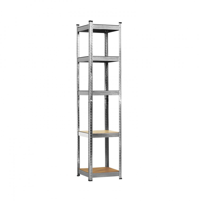 Estantería Modular con 5 Baldas Ajustables 180x40x40cm 175Kg Thinia Home Estanterías 1 Estantería Modular con 5 Baldas Ajustables 180x40x40cm 175Kg Thinia Home Estanterías 1