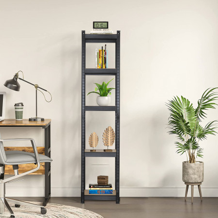 Estantería Modular con 5 Baldas Ajustables 180x40x40cm 175Kg Thinia Home Estanterías 14 Estantería Modular con 5 Baldas Ajustables 180x40x40cm 175Kg Thinia Home Estanterías 14
