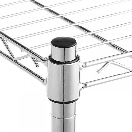 Pack 2 Estanterías Metálicas con 3 Baldas Ajustables 76.2x58.9x34cm 240Kg Thinia Home Estanterías 3 Pack 2 Estanterías Metálicas con 3 Baldas Ajustables 76.2x58.9x34cm 240Kg Thinia Home Estanterías 3