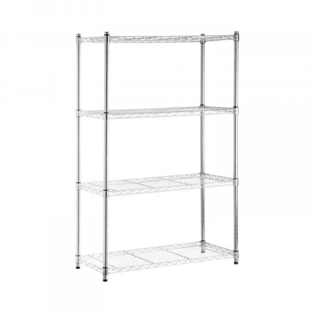 Estantería Metálica con 4 Baldas Ajustables 137x91.4x35.5cm 320Kg Thinia Home Estanterías 1