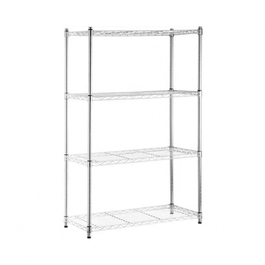Estantería Metálica con 4 Baldas Ajustables 137x91.4x35.5cm 320Kg Thinia Home Estanterías 1 Estantería Metálica con 4 Baldas Ajustables 137x91.4x35.5cm 320Kg Thinia Home Estanterías 1
