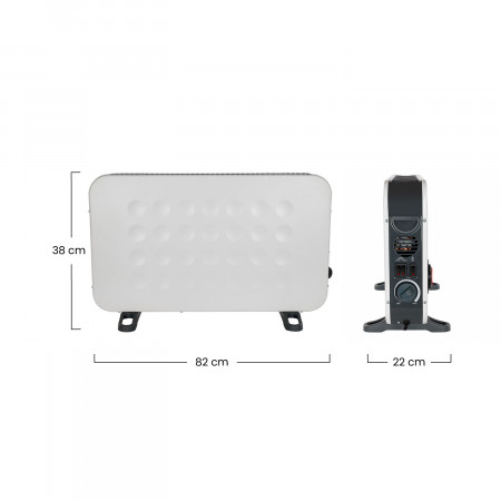 Convector con Turbo 2000W Thinia Home Convectores 6 Convector con Turbo 2000W Thinia Home Convectores 6