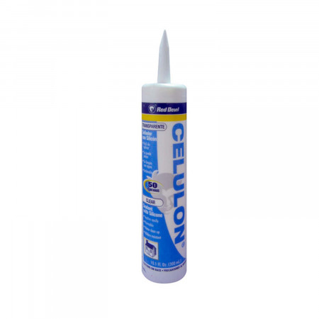 Sellador de Juntas Transparente 300ml Red Devil Herramientas 1