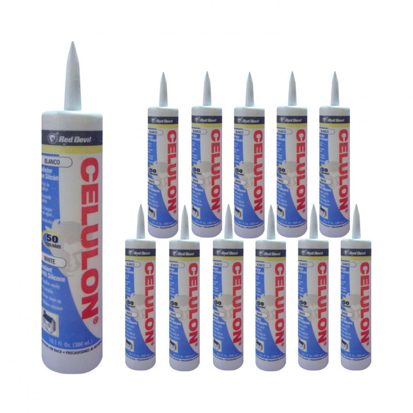 Pack 12 Selladores de Juntas Blanco 300ml Red Devil Herramientas 1 Pack 12 Selladores de Juntas Blanco 300ml Red Devil Herramientas 1
