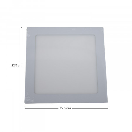 Downlight LED Ultraslim Cuadrado 26W 2400lm 22.5x22.5cm 4000K Gris 25000H Primer Leader Downlight Superficie 5 Downlight LED Ultraslim Cuadrado 26W 2400lm 22.5x22.5cm 4000K Gris 25000H Primer Leader Downlight Superficie 5