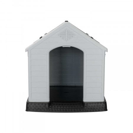 Caseta de Resina para Perros 66,5x73,6x71cm Thinia Home Casetas para Perro 2 Caseta de Resina para Perros 66,5x73,6x71cm Thinia Home Casetas para Perro 2
