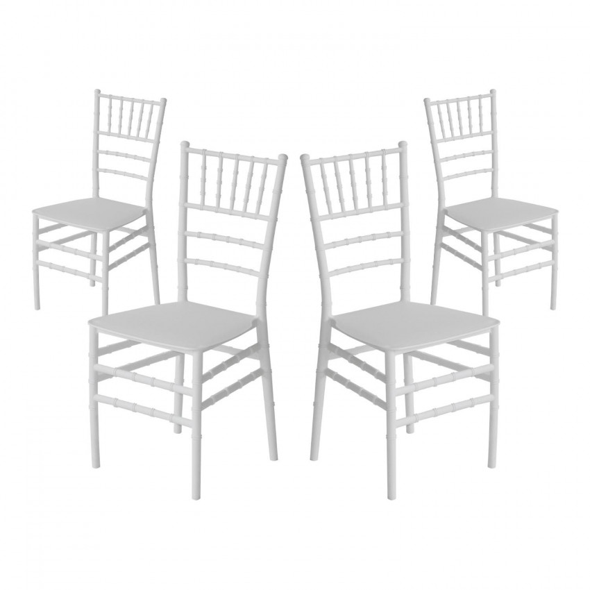 Pack 4 Sillas para Catering Apilables Dorothy 45x43x88cm 7house Sillas y Sillones de Exterior 1 Pack 4 Sillas para Catering Apilables Dorothy 45x43x88cm 7house Sillas y Sillones de Exterior 1