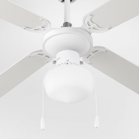 Ventilador de Techo con Luz 4 Aspas 50W 3 Velocidades Baréin Blanco Thinia Home Ventiladores de Techo 2 Ventilador de Techo con Luz 4 Aspas 50W 3 Velocidades Baréin Blanco Thinia Home Ventiladores de Techo 2