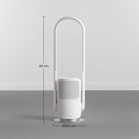 Ventilador de Torre sin Aspas con WiFi 82cm 26W 9 Velocidades Vital Silence Thinia Home Ventiladores de Pie 6 Ventilador de Torre sin Aspas con WiFi 82cm 26W 9 Velocidades Vital Silence Thinia Home Ventiladores de Pie 6