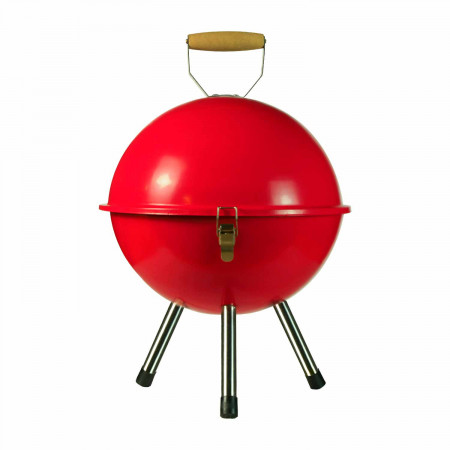 Barbacoa de Carbón Village Rojo Ø35,5x46cm Thinia Home Barbacoas 1